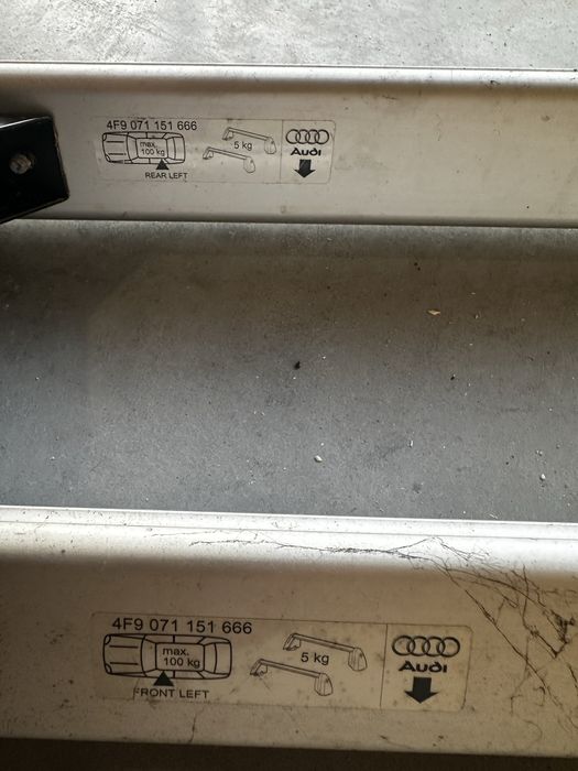 Oryginalne belki dachowe Audi A6 C6 Avant (Kombi) – Bagażnik dachowy 4F9071151666