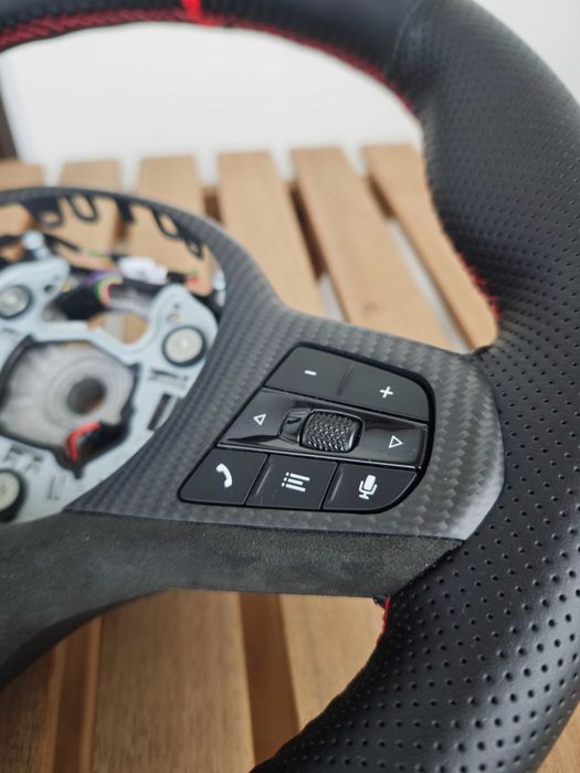 Volante BMW Pack M SPORT Carbono Aquecido F40 F44 G20 G21 G22 G23 G26