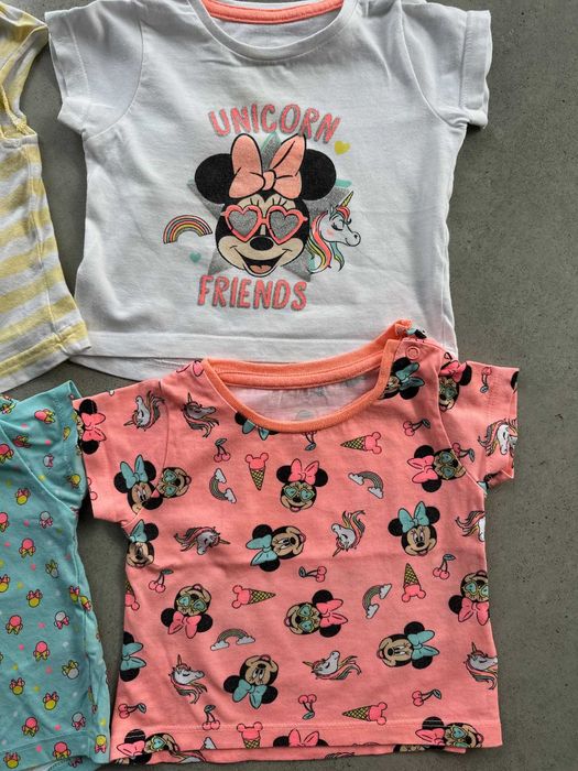 Bluzeczki T-shirty dziecięce Myszka Miki rozm..62-68