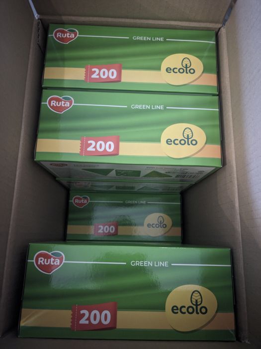 Chusteczki papierowe Ruta Ecolo - 12 x 200 sztuk