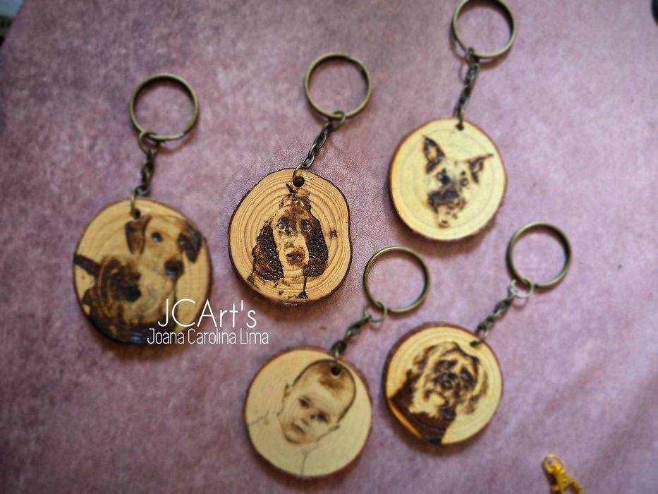 Personalização a laser de fotos e textos