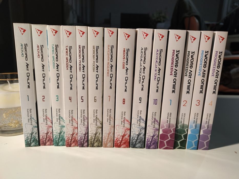 Sword Art Online (1-10+ Progressive 1-4) - Light Novel, zestaw