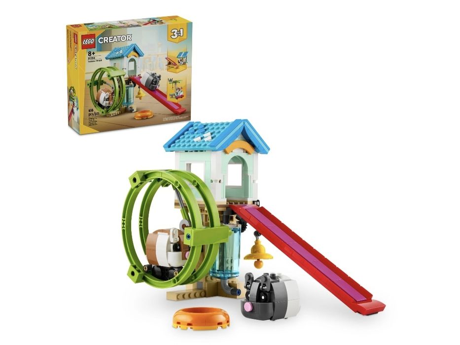 Nowe Klocki LEGO 31155 Creator Kołowrotek Dla Chomików Chomiki ŁÓDŹ