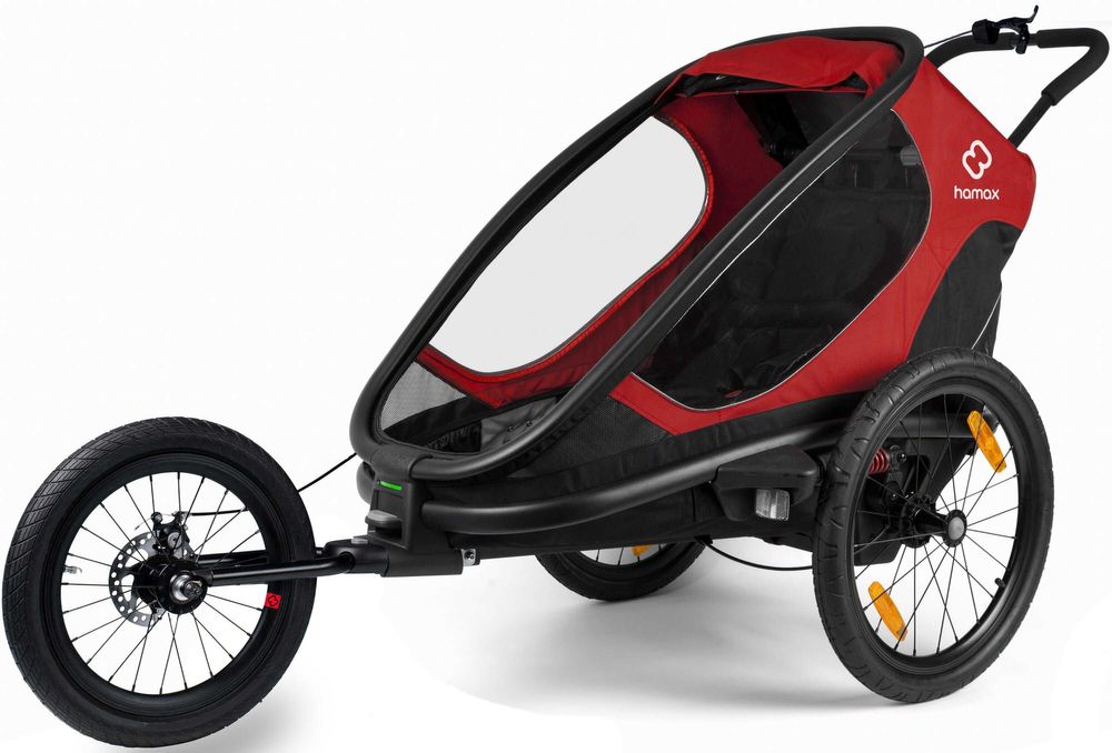Przyczepka rowerowa HAMAX OUTBACK ONE z kołem do Jogingu