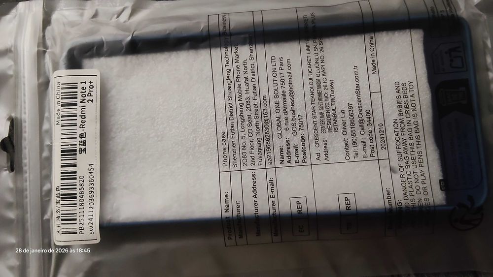 Capa xiaomi redmi note 12 pro +