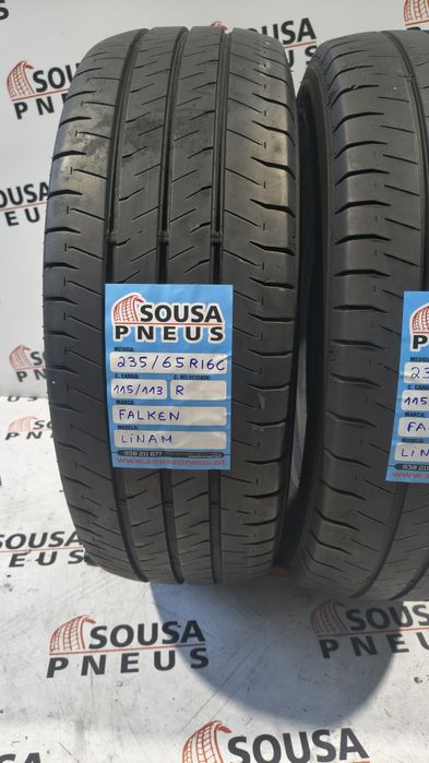 2 pneus semi novos 235-65R16C Falken - Oferta dos portes