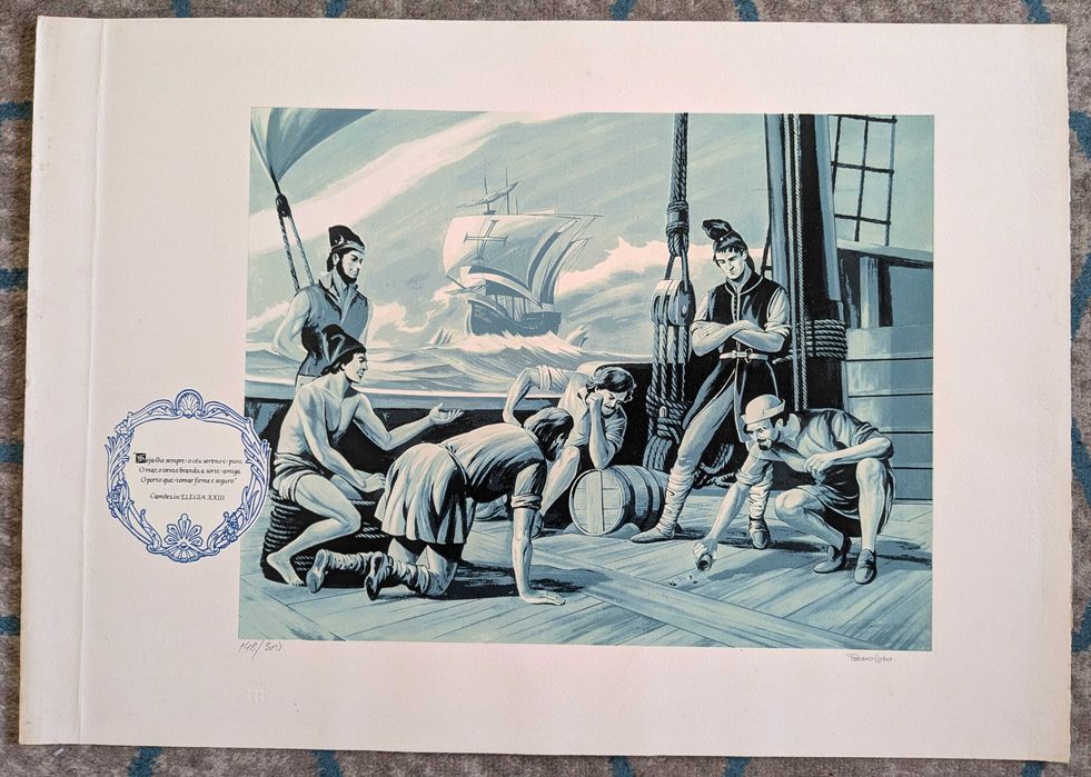 Serigrafia Original Imagem dos Descobrimentos Assinada e Numerada