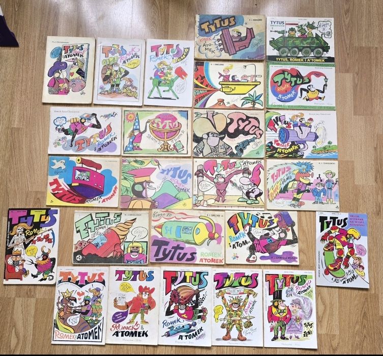 25 x TYTUS. Stare wydania. Bdb-