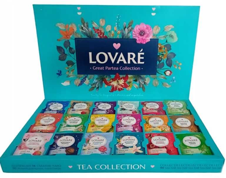 Ekskluzywny zestaw herbat, aż 18 smaków. IDEALNY ZESTAW NA PREZENT !