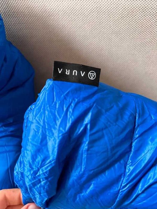 Niebieskie botki puchowe buty do namiotu Aura