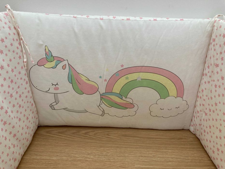 Resguardo+edredom+capa de edredom de berço impecável