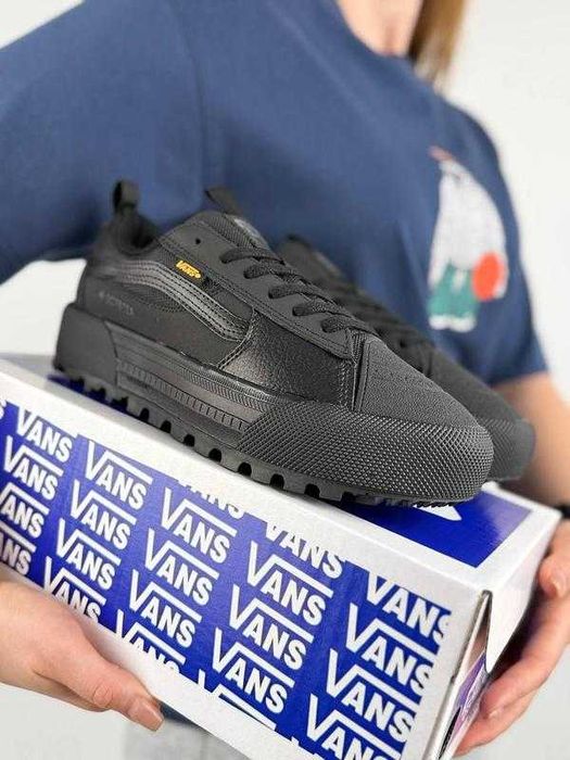 Vans old skool mte 1 black Ванси олд скул чорні жіночі 37 38 39 40 41 Gore-Tex осінь-зима