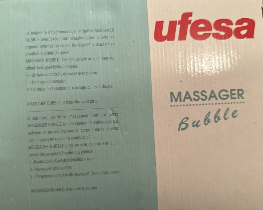 Banheira hidromassagem para pés Ufesa