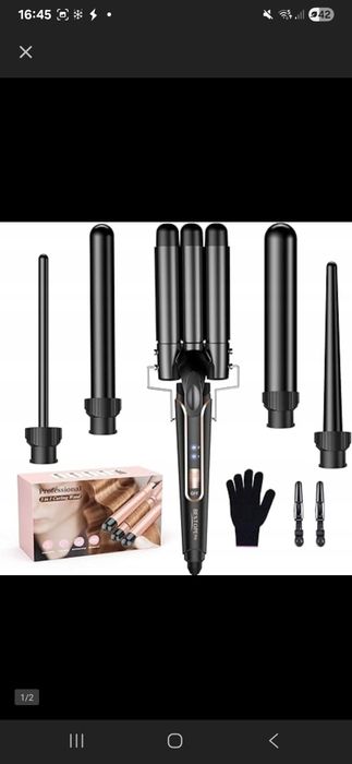 BESTOPE PRO Lokówka do włosów 3 beczki, 5 w 1