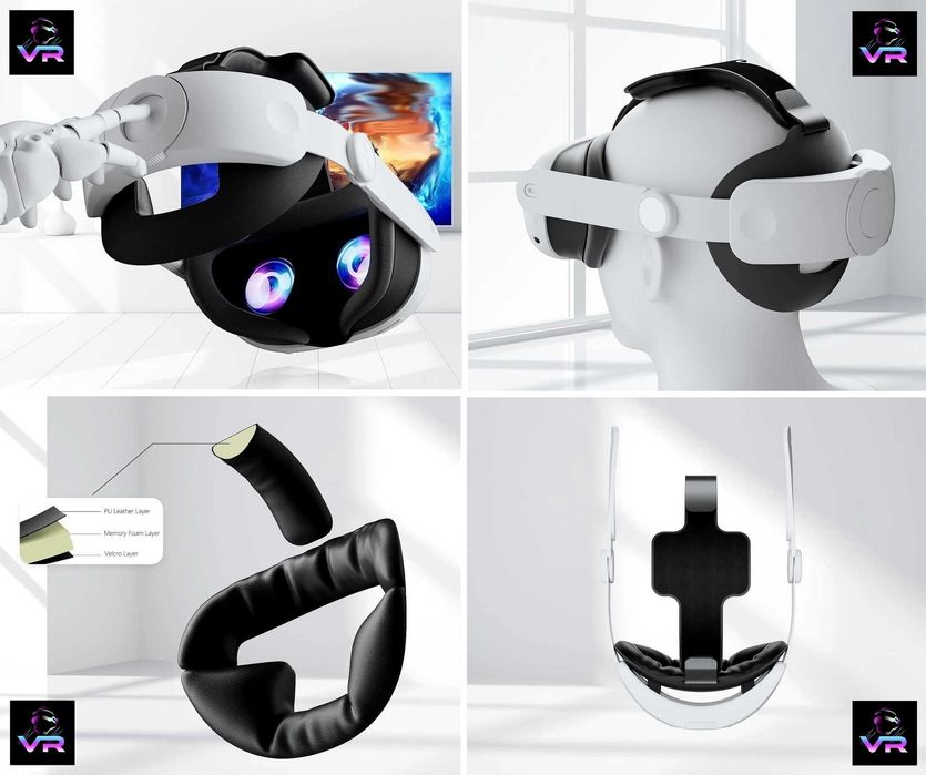 ‼️ Meta Quest 3, 3S кріплення Elite Head Strap Oculus