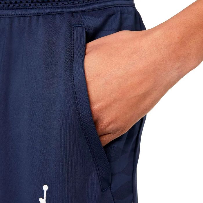 Spodnie dresowe piłkarskie granatowe logo Jordan S