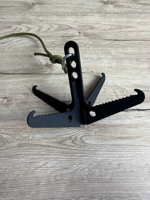 Крюк саперна кішка кошка + 10м паракорд карабін Комплект розмінування