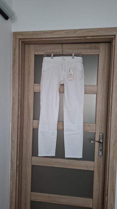 Tom Tailor białe Jeans'y  SLiM FiT _ NOWE z Metką * 30/32 (38/40)