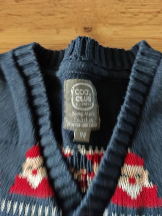 Sweterek świąteczny Cool Club r. 98