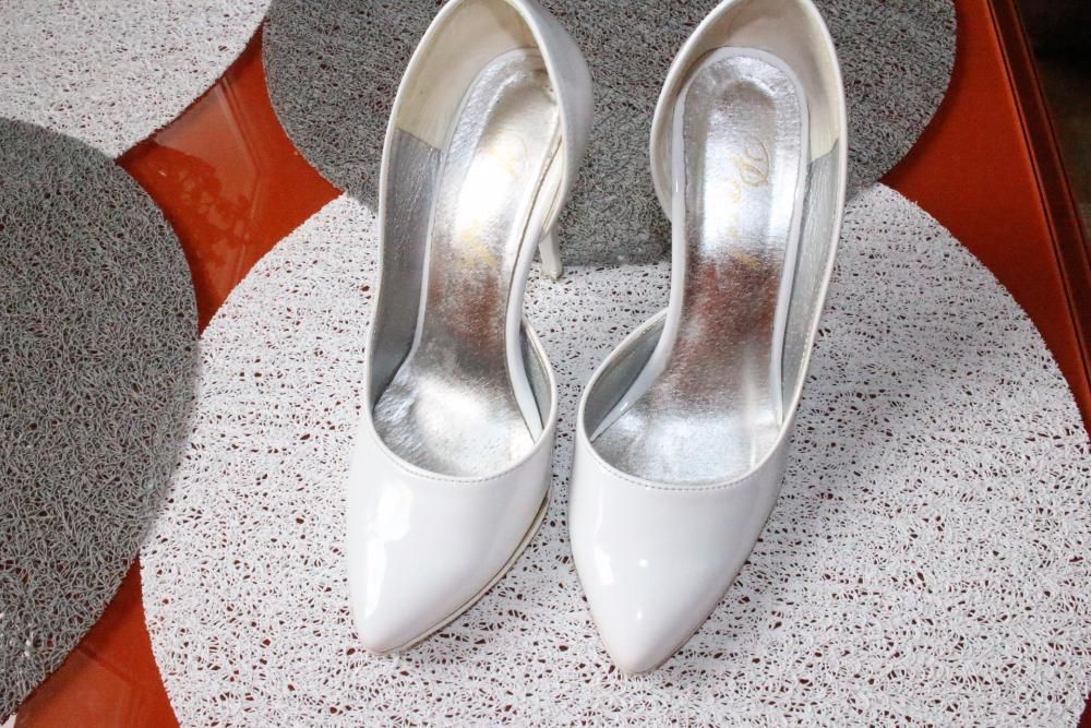 Skórzane szpilki,ślub,wesele