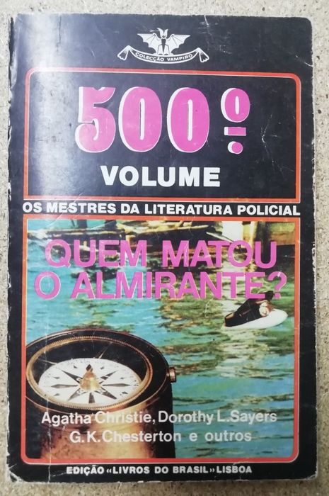 Livros ficção policial // Colecção Vampiro // Agatha Christie
