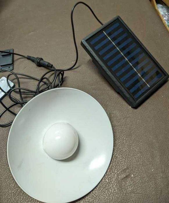 Автономний підвісний LED-світильник на сонячній батареї /модель HJ3566