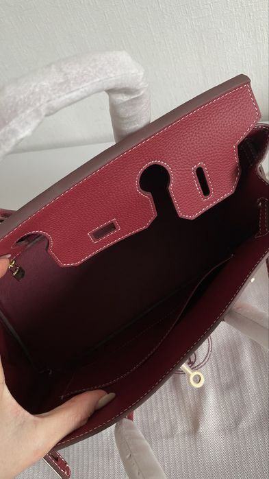 Сумка в стилі hermes birkin, люкс якість