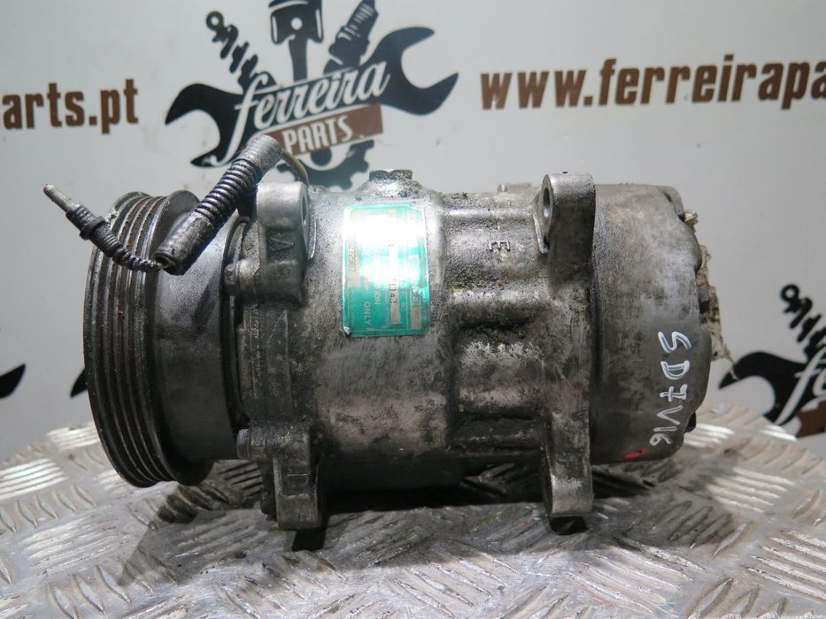 Compressor De Ar Condicionado Renault Megane I Ref: Sd7V16 -