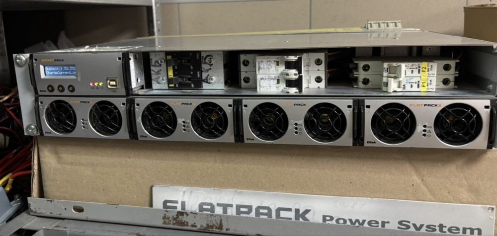 Швидка зарядка для Lifepo 48V, Eltek Flatpack 2  6КВт на три модулі