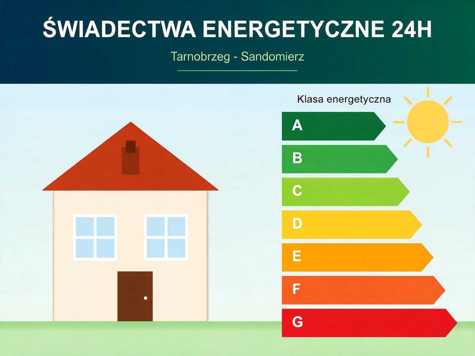 Świadectwo energetyczne Tarnobrzeg - wizja lokalna, gotowe w 24h