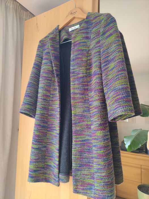 Теплий піджак накидка 44р