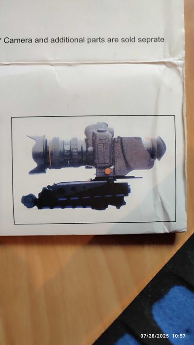 mocowanie na ramie dslr rig for canon5d nikon d90 i inne
