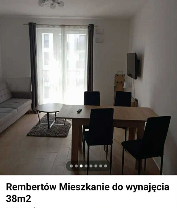 Mieszkanie do wynajęcia w Rembertowie 38m2 oraz miejsce postojowe