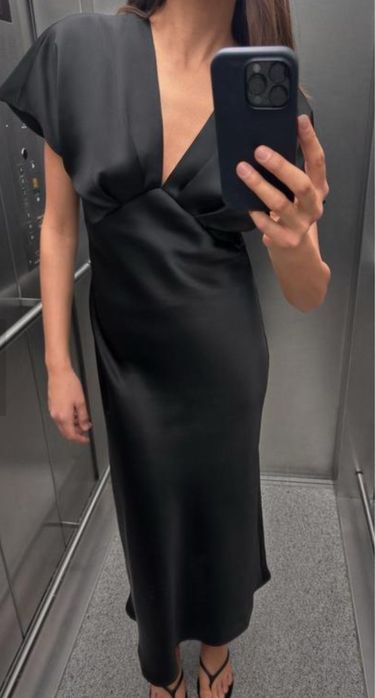 Сукня сатинова ZARA