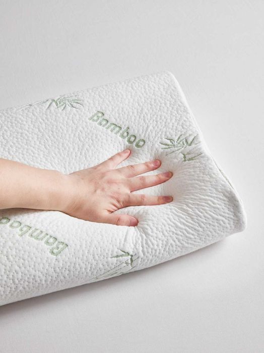 Profilowana poduszka z pianki bambusowej do spania