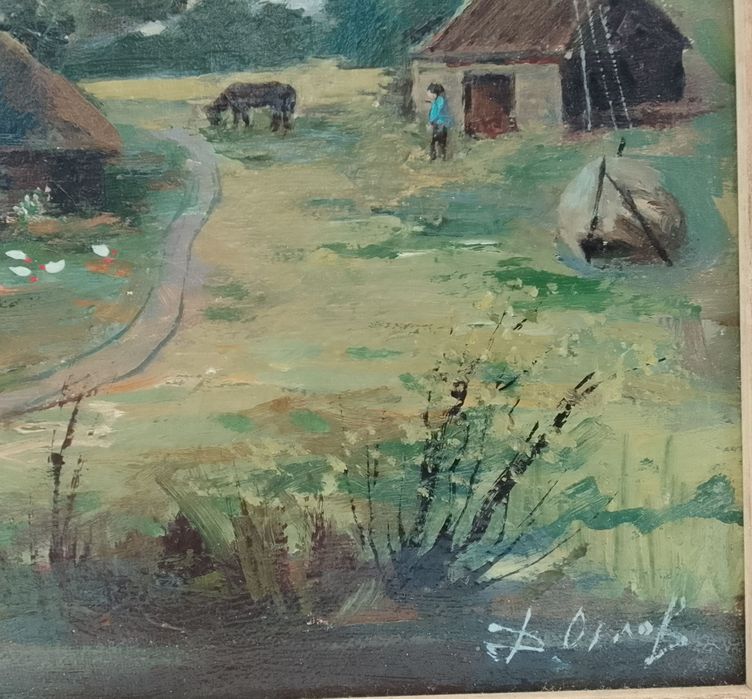 Pintura a óleo / D.Orlov (Д.Орлов).