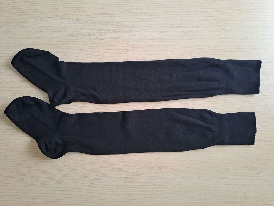 Zakolanówki, długie skarpetki, czarne, rozmiar 35-38