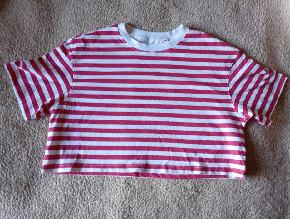 Смугастий топ новий S