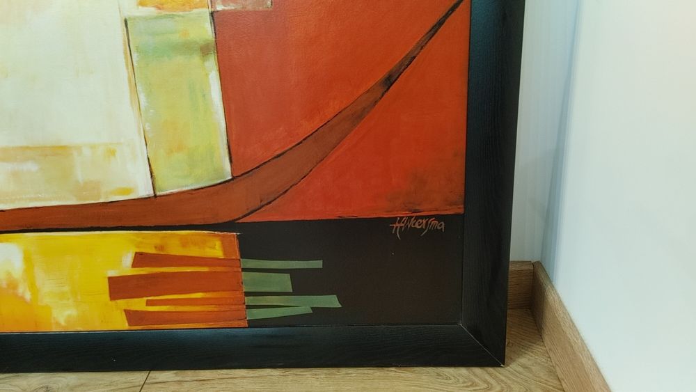 Obraz czarna rama 100 cm x 70 cm