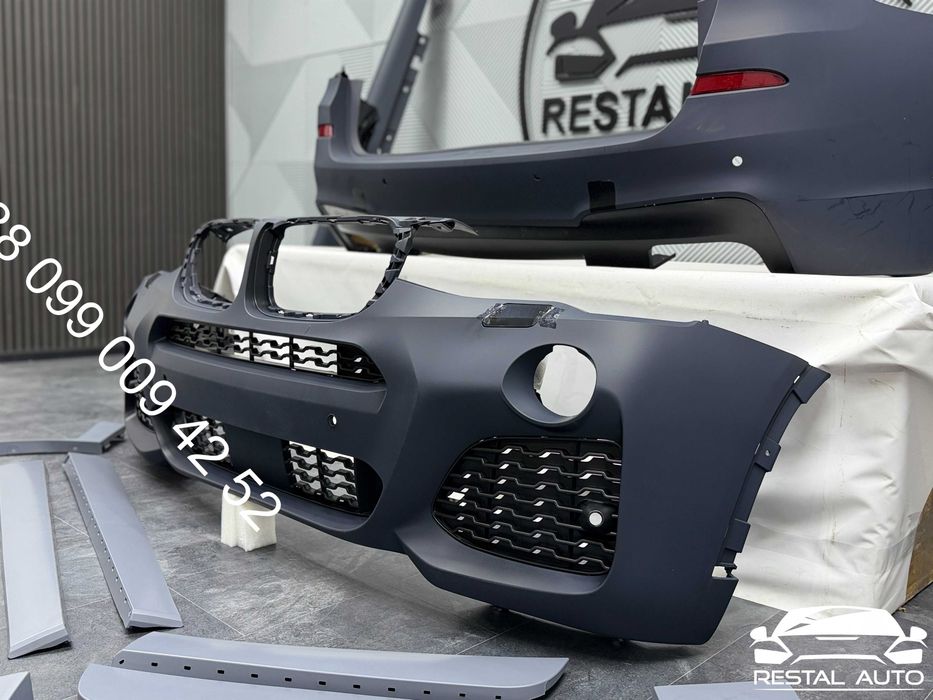 обвіс передній бампер задній пороги арка на BMW X3 F25 2014-2017 року M-Paket