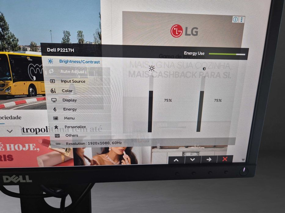 Monitor FHD IPS Dell P2217H