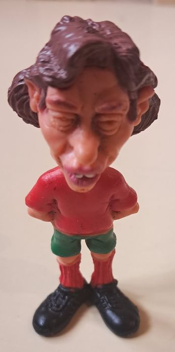 Bonecos em PVC, com 6 cm altura,Coluna e Rui Costa Jogadores do Benfic