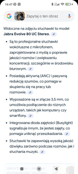 Słuchawki Jabra Evolve 80