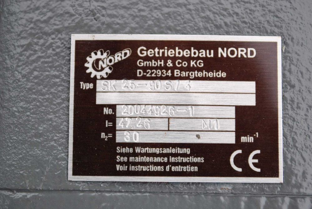 Motoreduktor kołnierzowy 1.1kw. 30obr./min.. NORD