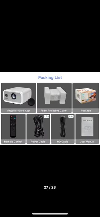 Проектор Flixtone D9W ultra