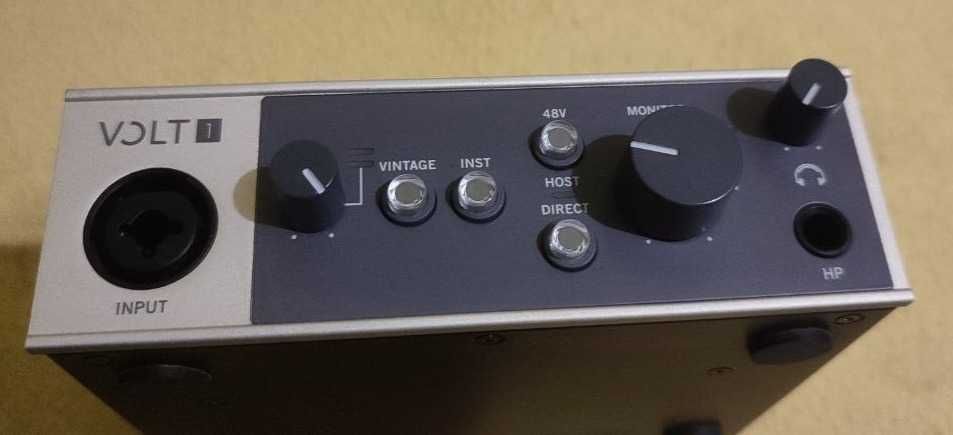 Universal Audio Volt 1 | Звуковая карта | Аудиоинтерфейс