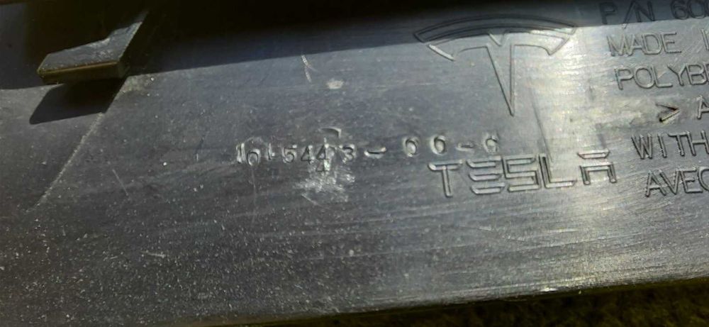 Накладки люверса ЧОРНІ праві тесла с (Tesla s)