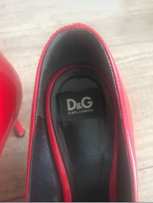 czerwone szpilki dolce gabbana - oryginal