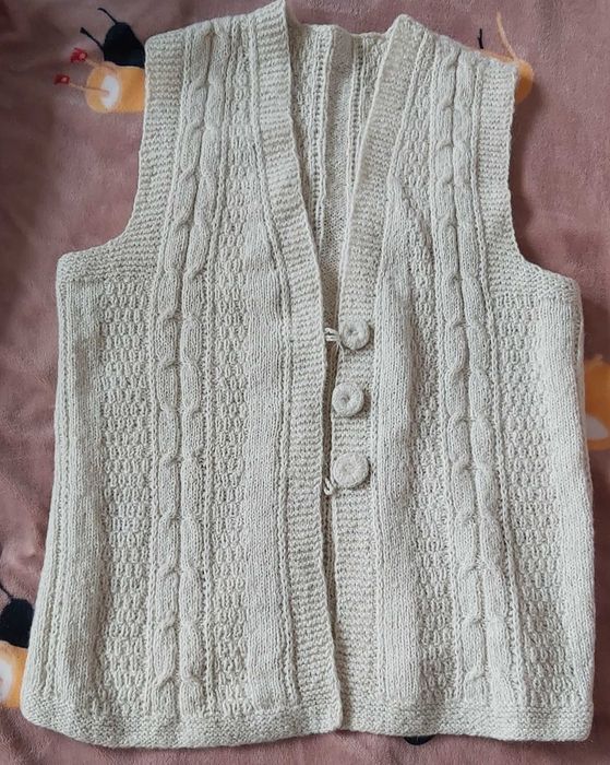 Kamizelka owcza wełna