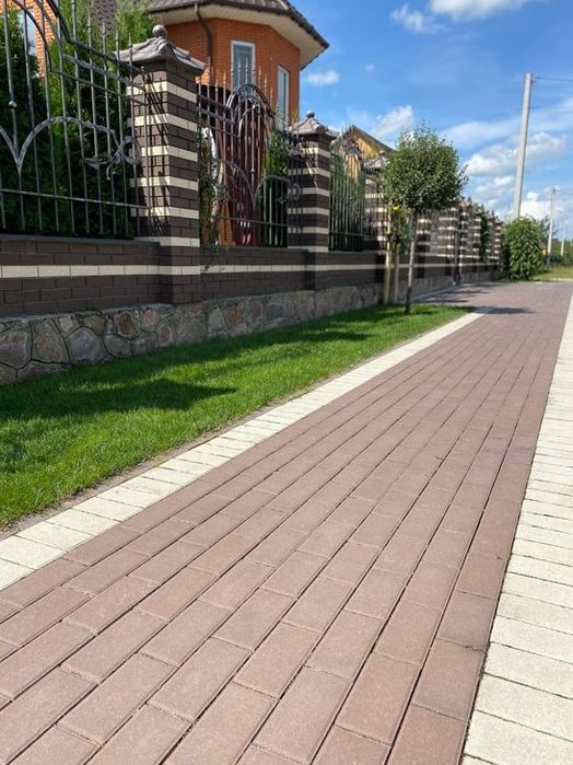 Бруківка, Блоки, Паркан,  відсів блок, Бордюри, ФЕМ тротуарна плитка